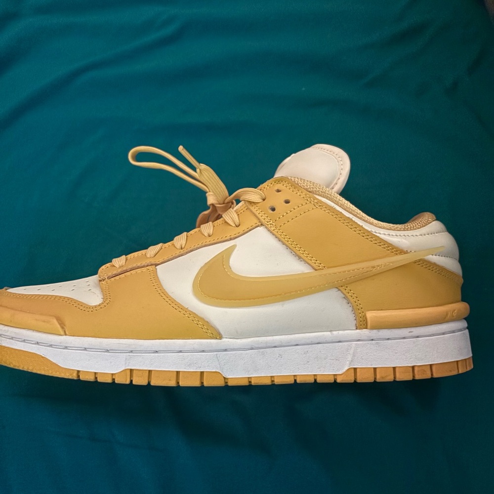Nike Golden Yellow and Cream Sneakers